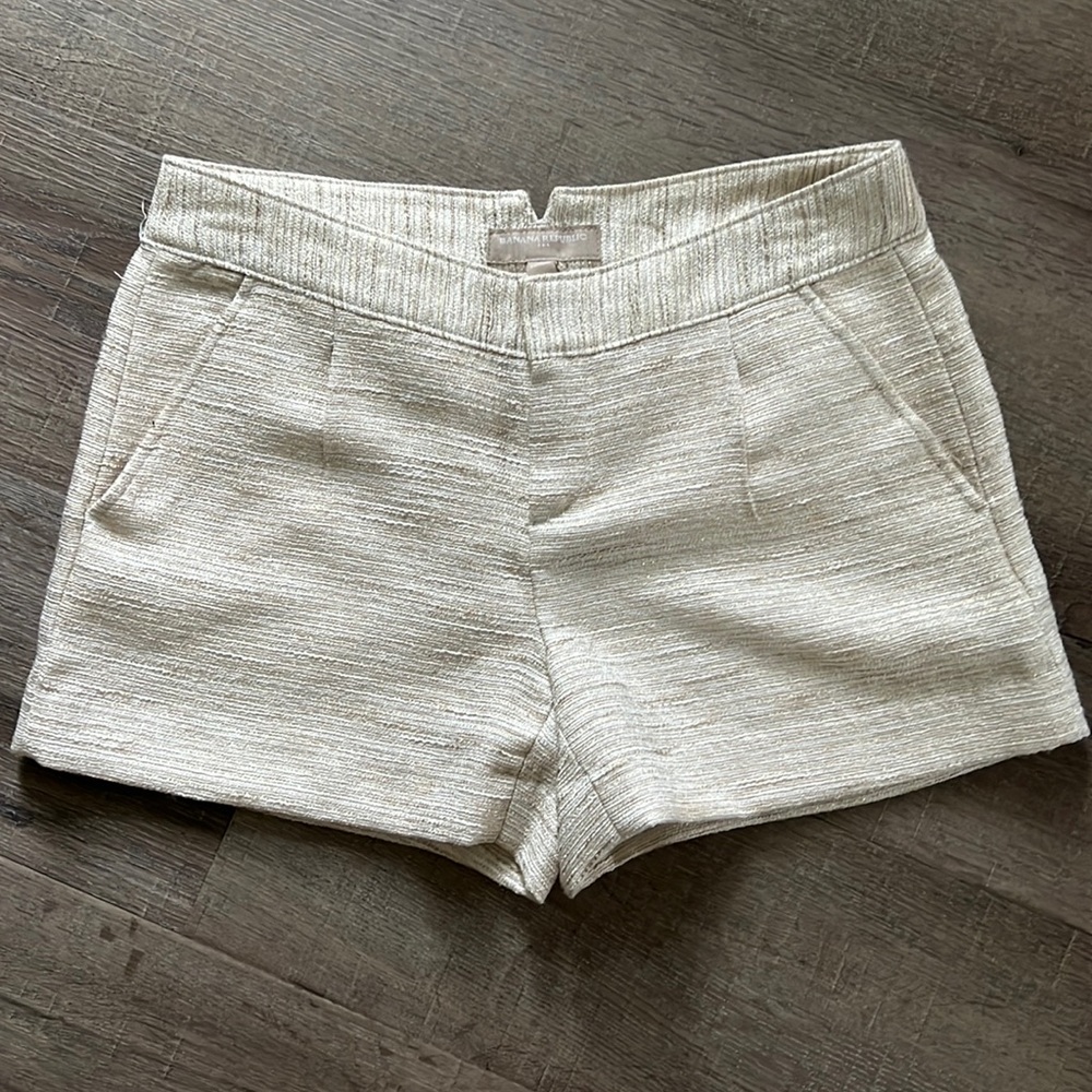 Banana Republic tweed style shorts